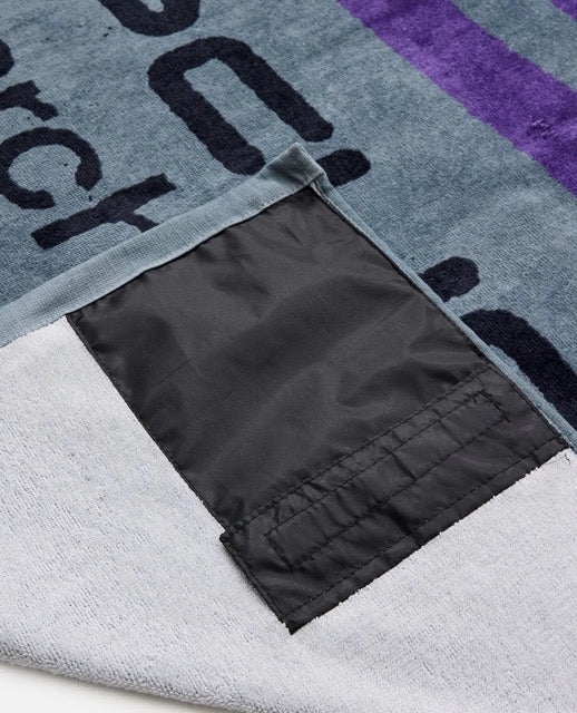 Sunstash Beach Towel Chrome