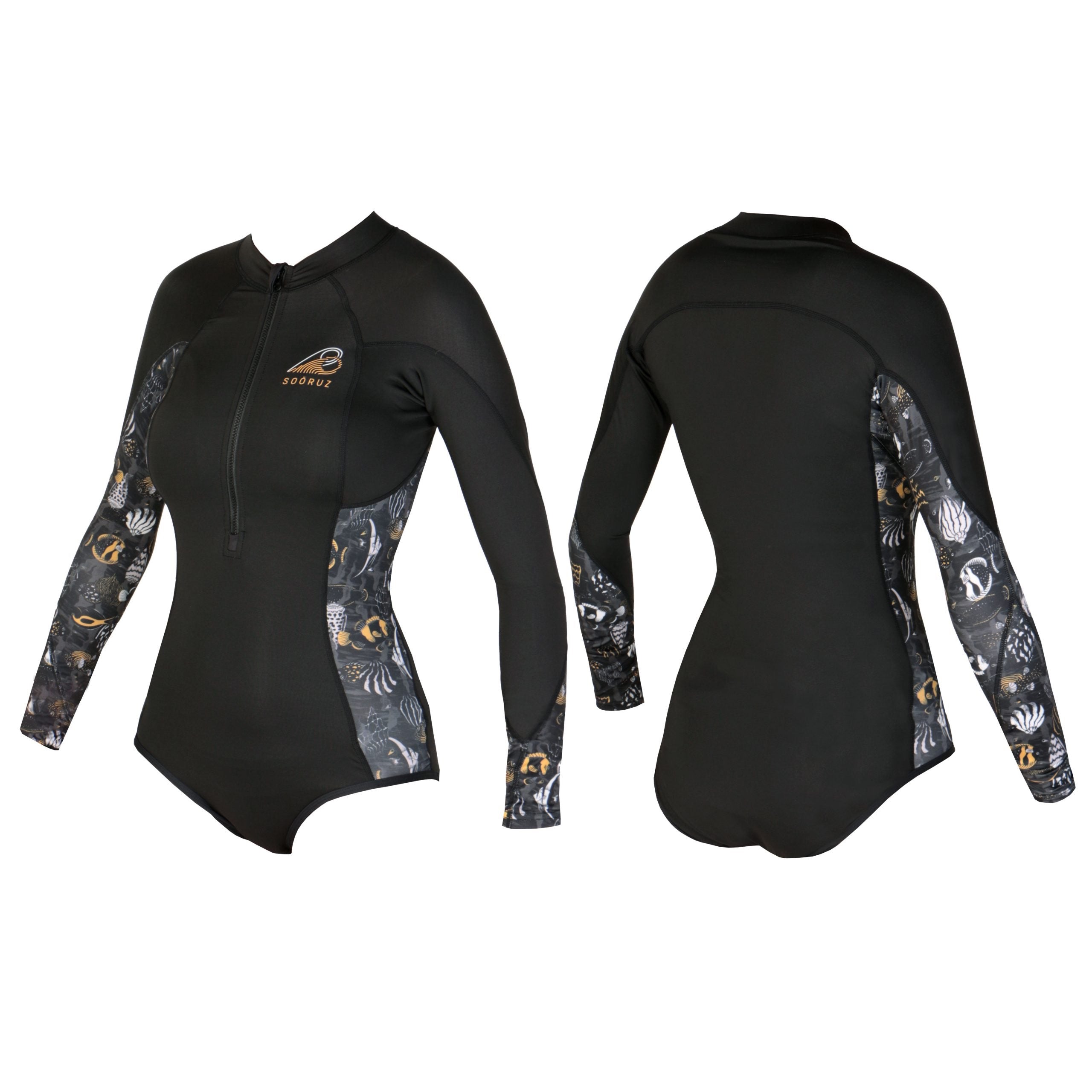 DIVINE SWIMSUIT LS MINI ZIP