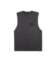 Αμάνικο UNION RAW CUT PIGMENT BLACK TANKTOP