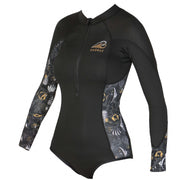 DIVINE SWIMSUIT LS MINI ZIP
