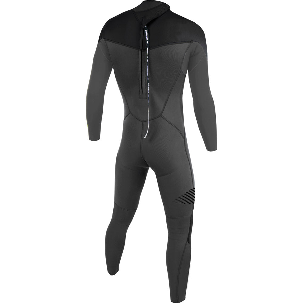 FLY - ORGANIC OYSTERPRENE Back Zip 3/2mm Grey