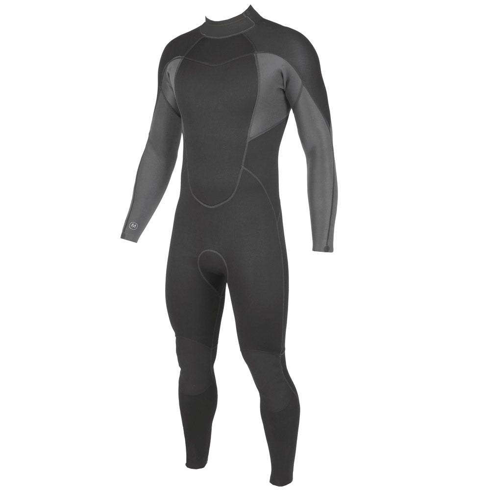 FLY - ORGANIC OYSTERPRENE Back Zip 3/2mm Grey