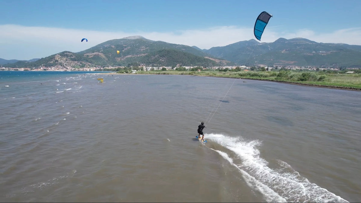 Students practising riding in Nafpaktos, Greece at WindCircus. 