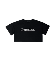 Logotype Black Crop Top