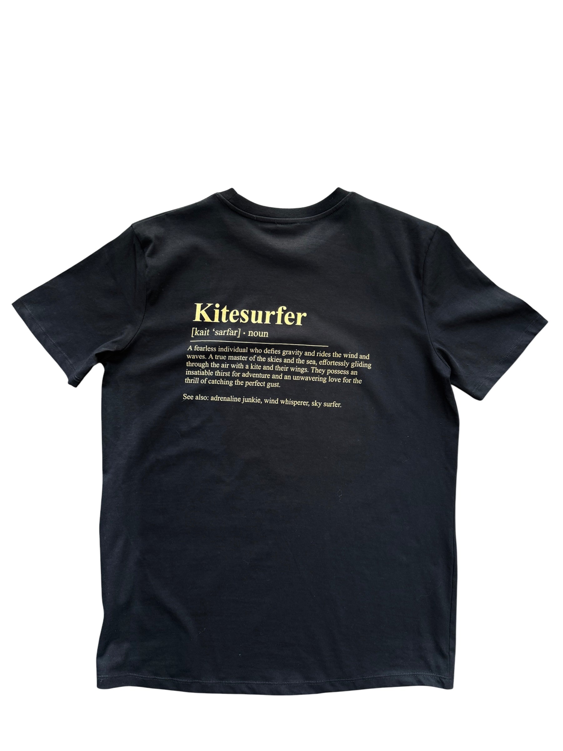 KITESURFER ORGANIC TEE BLACK