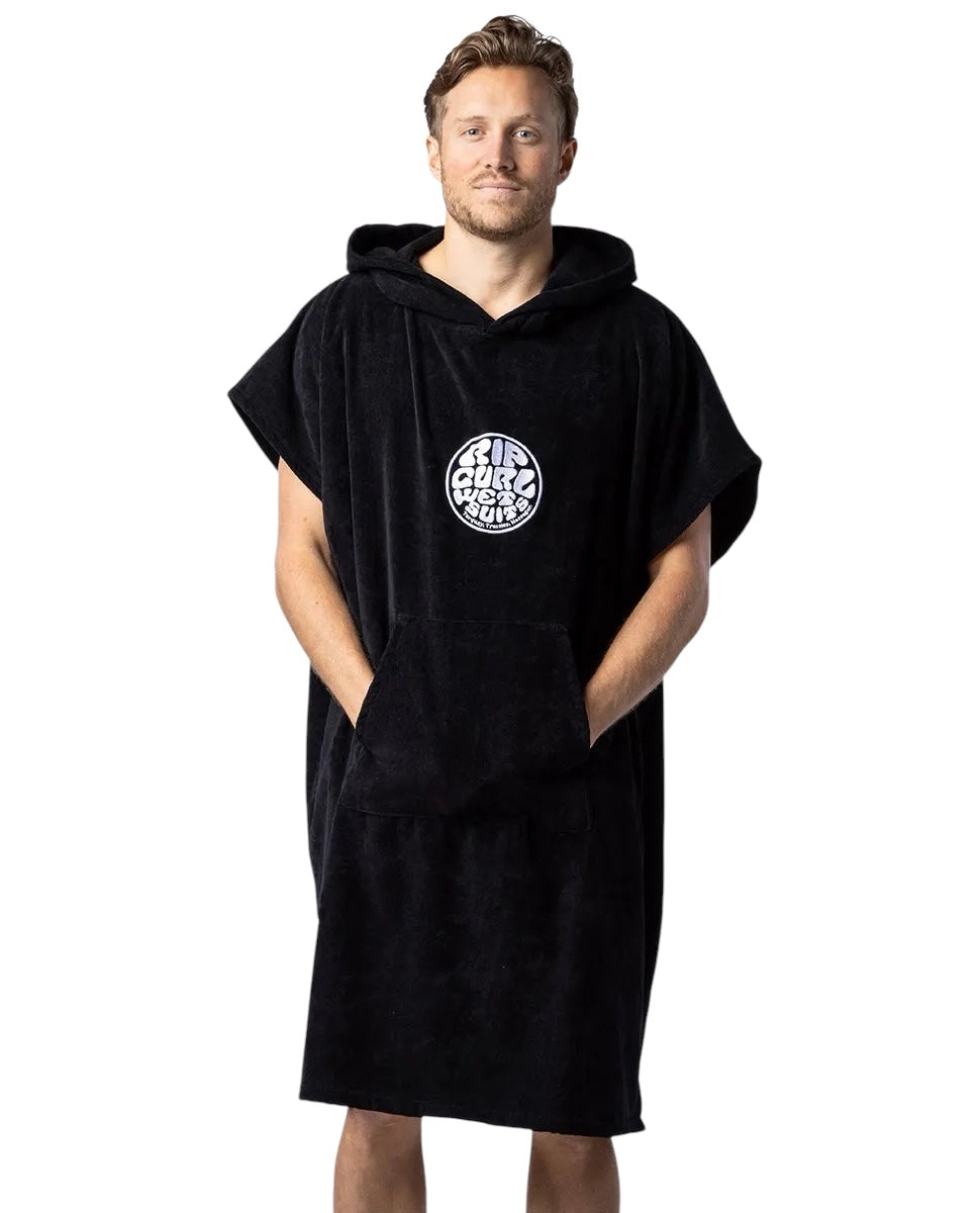 Logo hooded Poncho