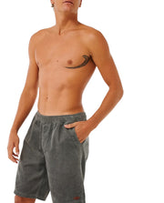Classic Surf Cord Volley Short Charcoal Grey