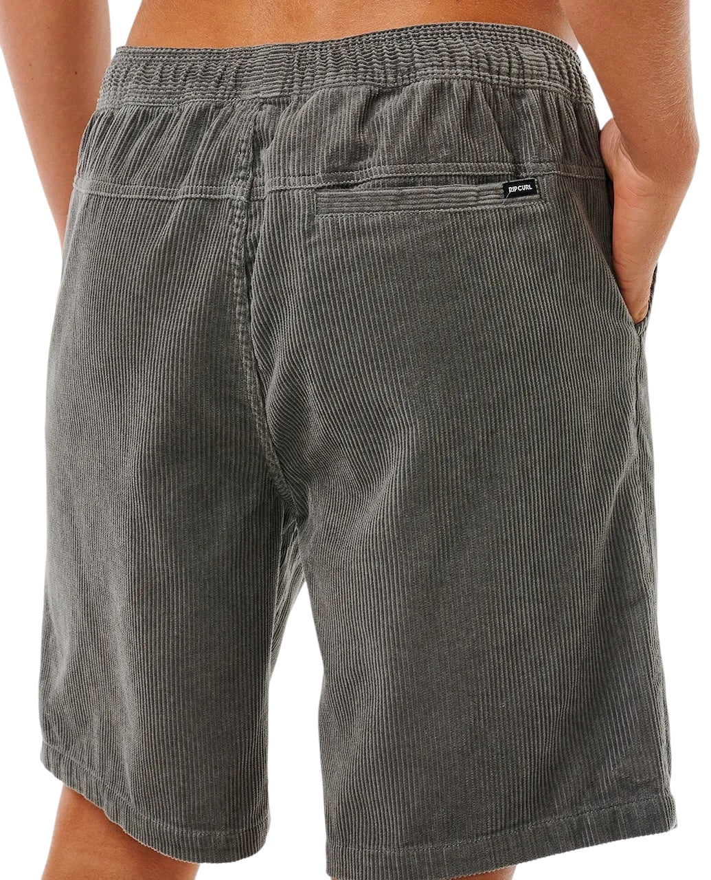 Classic Surf Cord Volley Short Charcoal Grey