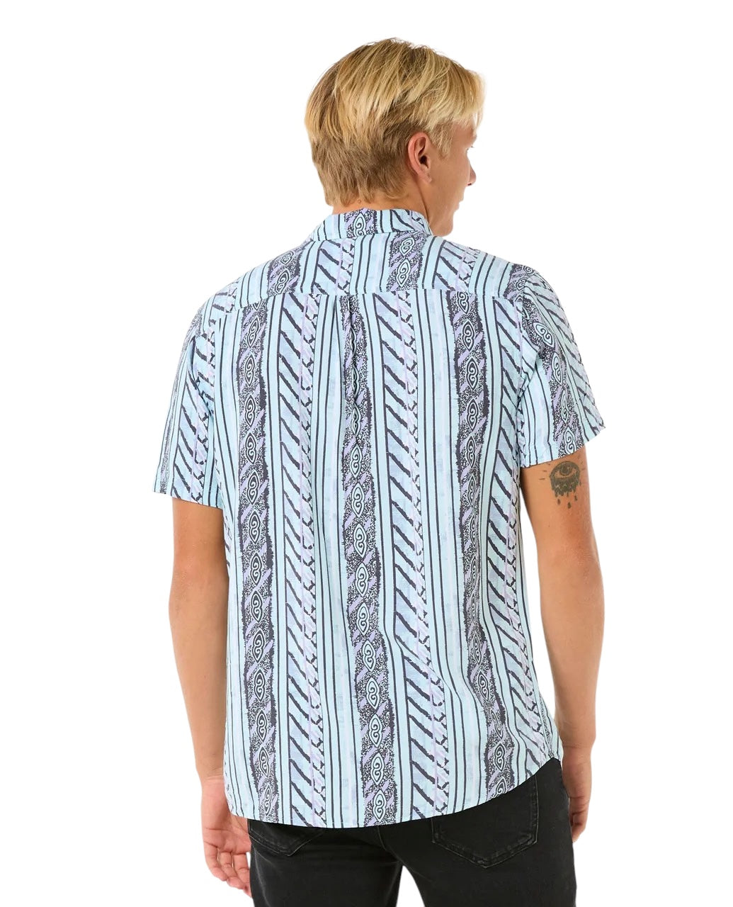 Fun Times Short Sleeve Shirt Light Aqua