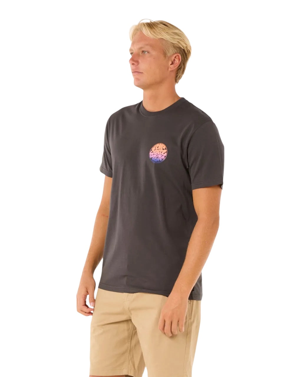 Wettie Passage Icon Tee Washed Black