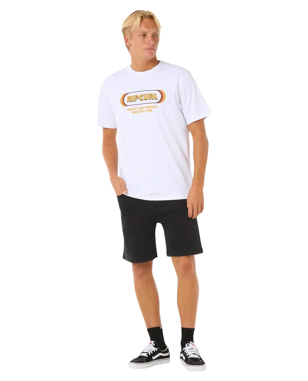 Surf Revival Yo Mumma Tee White