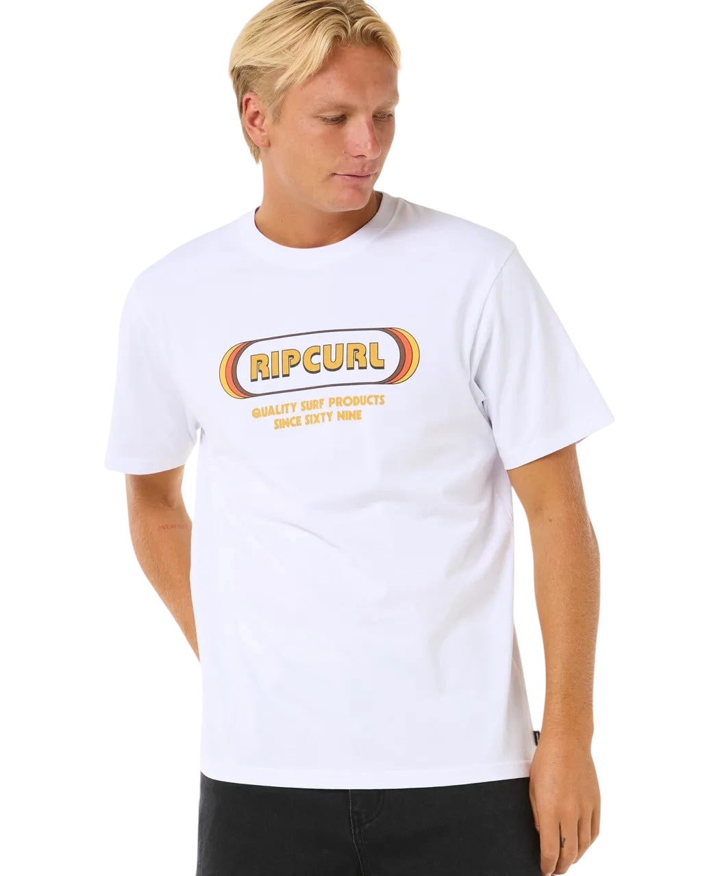 Surf Revival Yo Mumma Tee White