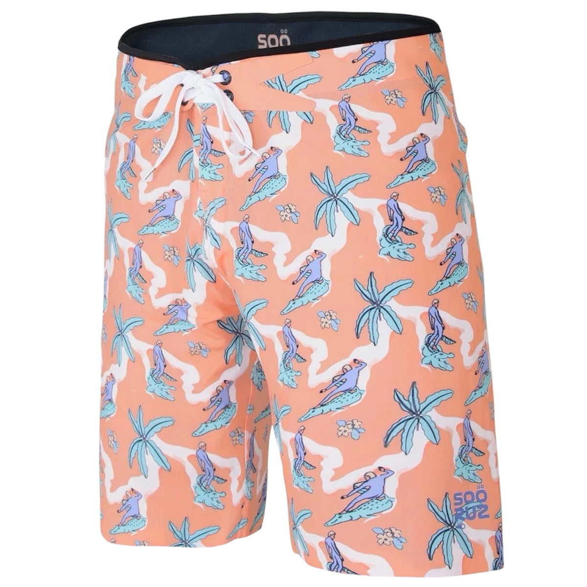 Μαγιό Ανδρικό BOARDSHORT ENGAGE 18 CROCO RIDE