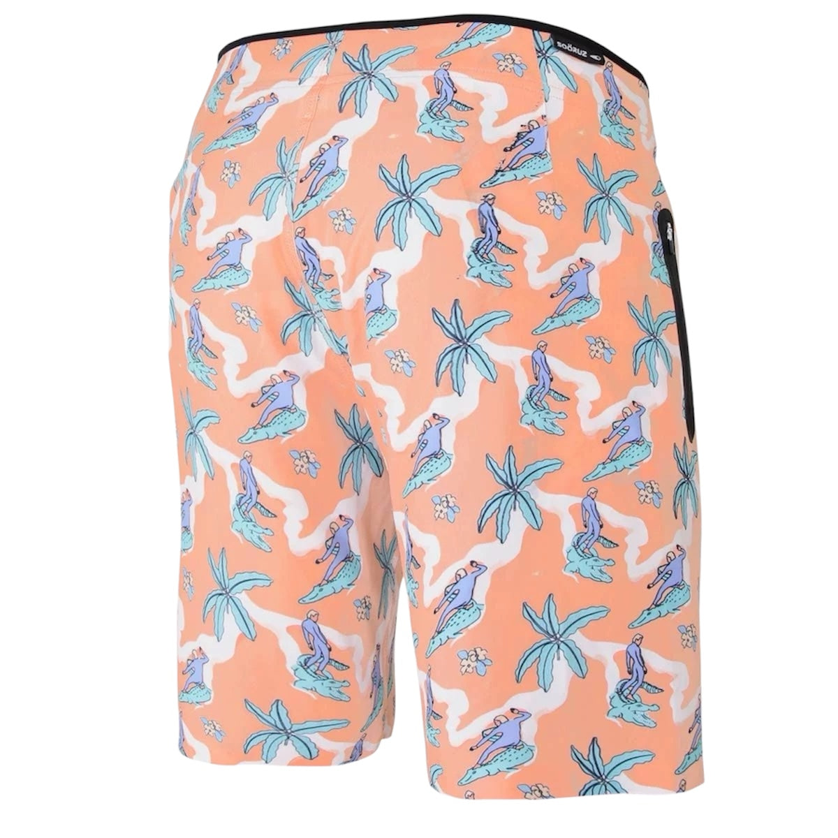 Μαγιό Ανδρικό BOARDSHORT ENGAGE 18 CROCO RIDE