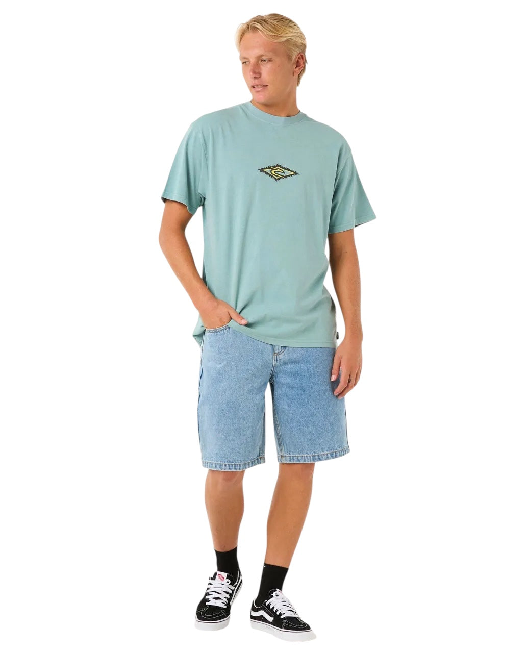 Short Sleeve Keep On Trucking Tee Straw