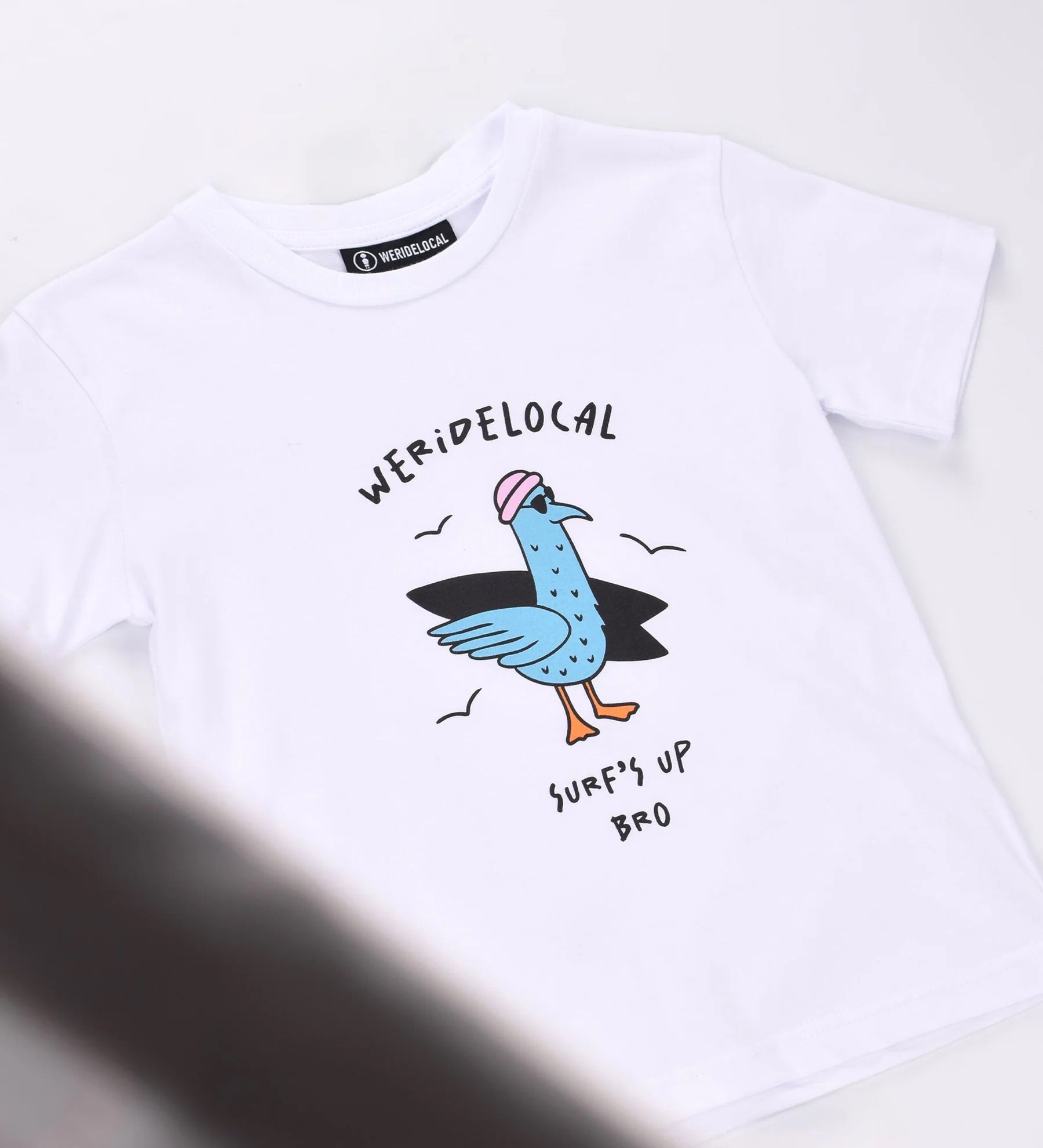 Surf's Up White Kids Tee