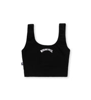TYPO RIBBED CROP TOP