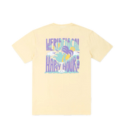 Happy Hour Faded-Apricot Tee