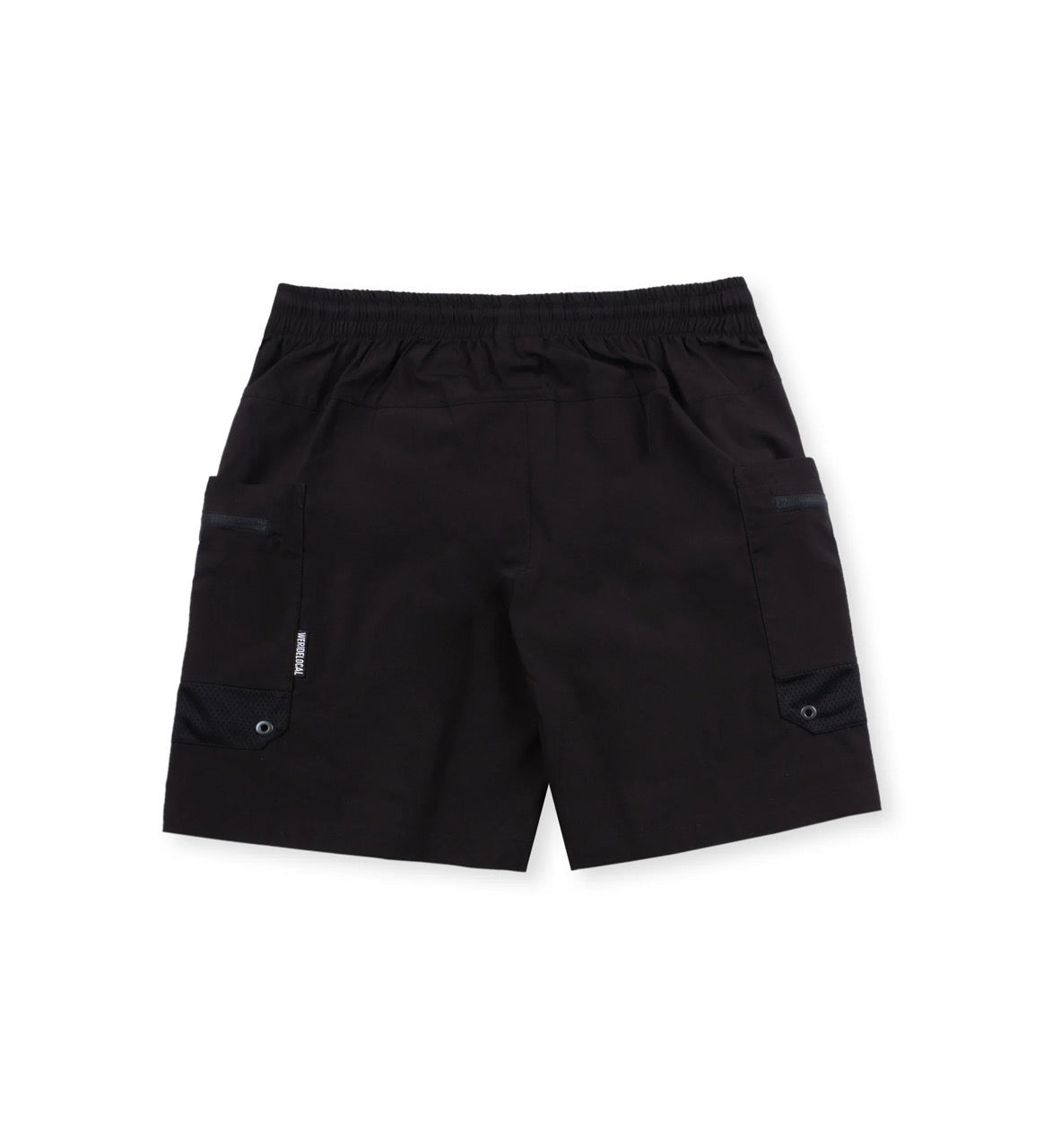 Overseas Black Hybrid Boardshorts