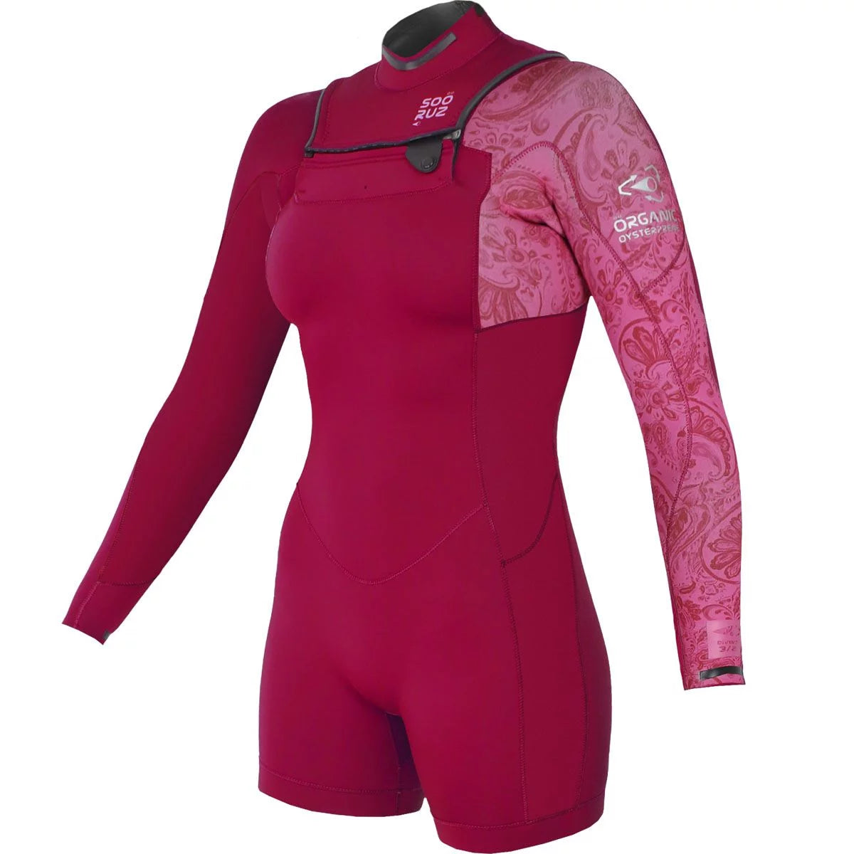 GBS Shorty Women 2/2 LS FZ Divine - Organic Oysterprene