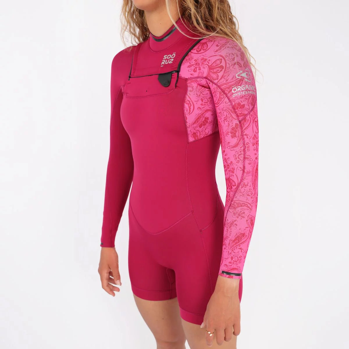 GBS Shorty Women 2/2 LS FZ Divine - Organic Oysterprene