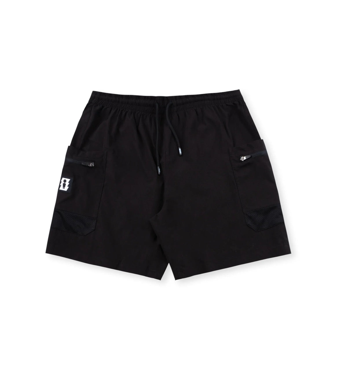 Overseas Black Hybrid Boardshorts